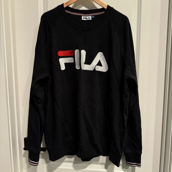 Fila Logo Crew Sweatshirt - Picture 1 of 4